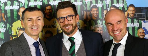 Maxima e Sassuolo Mirco Dall'Olio, Nicola Fabbi e Eusebio Di Francesco