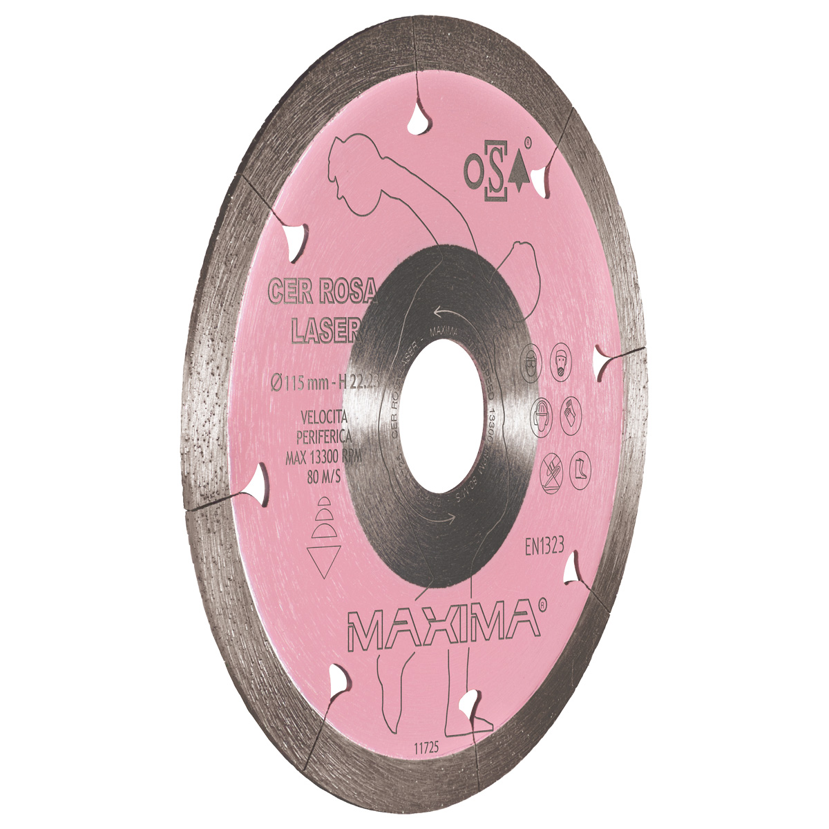 DISCO DIAM. CER ROSA LASER d.250 MM